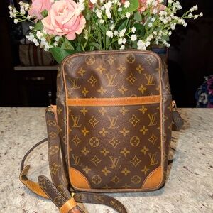 Louis Vuitton Danube MM Monogram Crossbody Bag